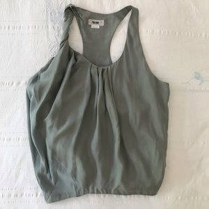 ACNE pleated silk tank size 38